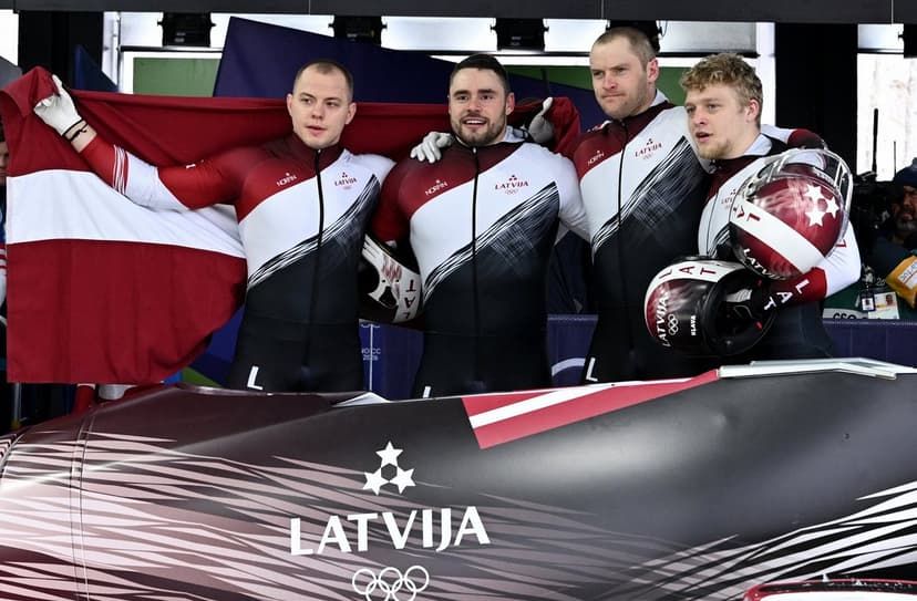 Latvian Bobsledders Satisfied with Olympic Performance in Cortina