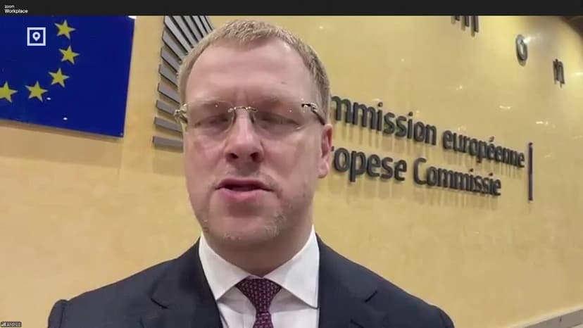 Daugavpils Mayor Andrejs Elksniņš Interviewed at LSM Latgale Studio Opening