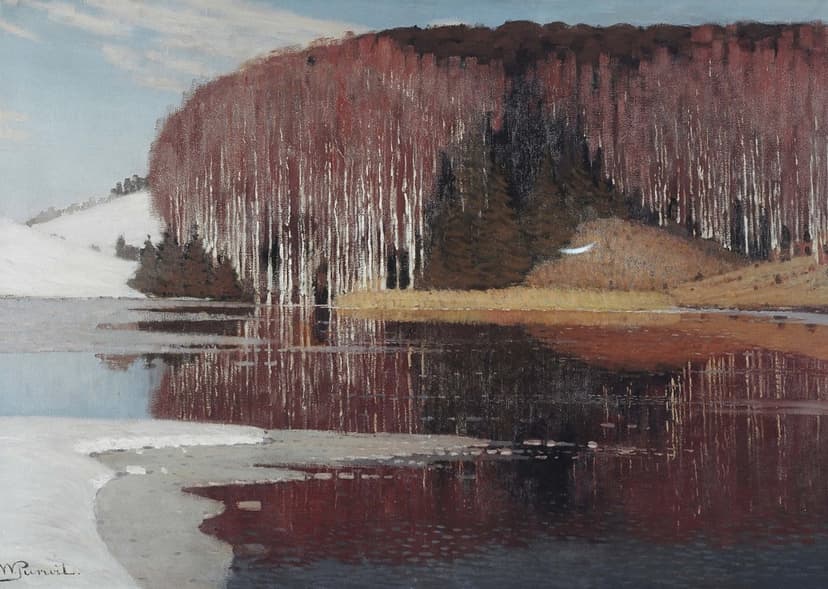 Pavasaris un palu ūdeņi vecmeistara V. Purvīša darbā. Iepazīstam LNMM!