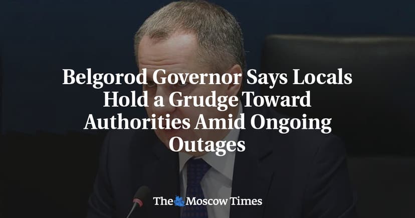 Belgorod Governor Addresses Public Grievances Amid Power Outages from Ukrainian Strikes