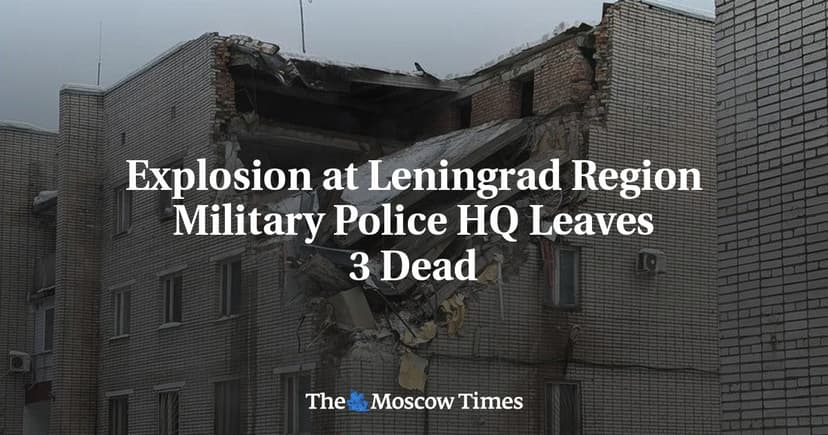 Explosion at Russian Military Police HQ Kills At Least 3