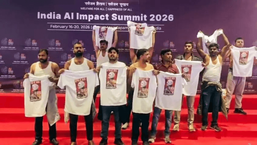 Shirtless AI Summit protest: Delhi police makes 5th arrest; nabs Youth Congress worker from Gwalior
