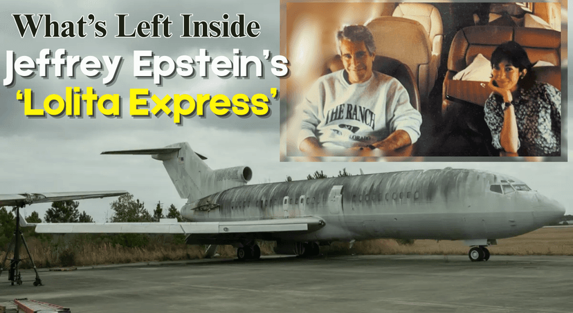Abandoned and decaying: What’s left inside Jeffrey Epstein’s ‘Lolita Express’ after years grounded?