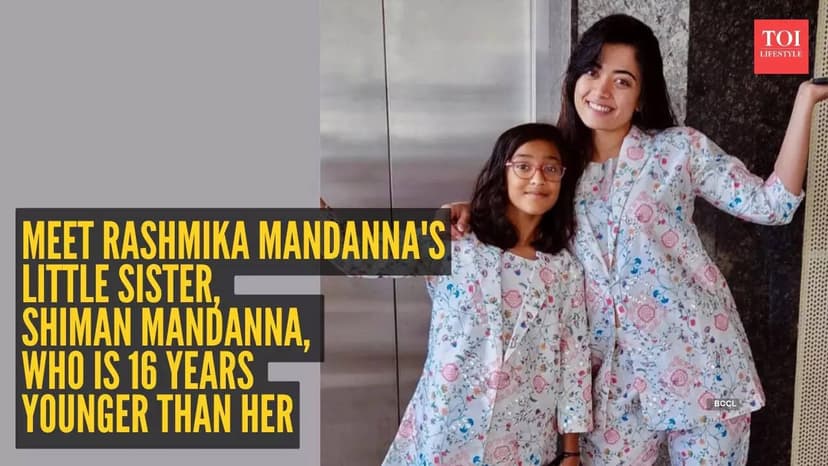 Rashmika's sister Shiman in spotlight: Wedding brings rare glimpse of 14-year-old