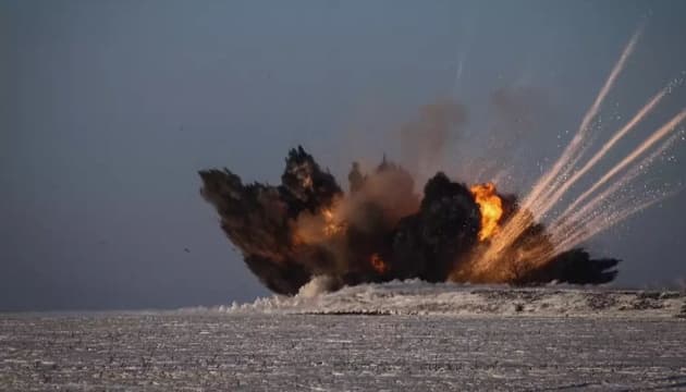 Unmanned Systems Forces strike oil depot in Luhansk