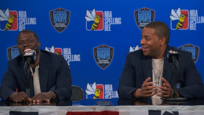 Kevin Hart & Kenan Thompson Compete in NBA Spelling Bee