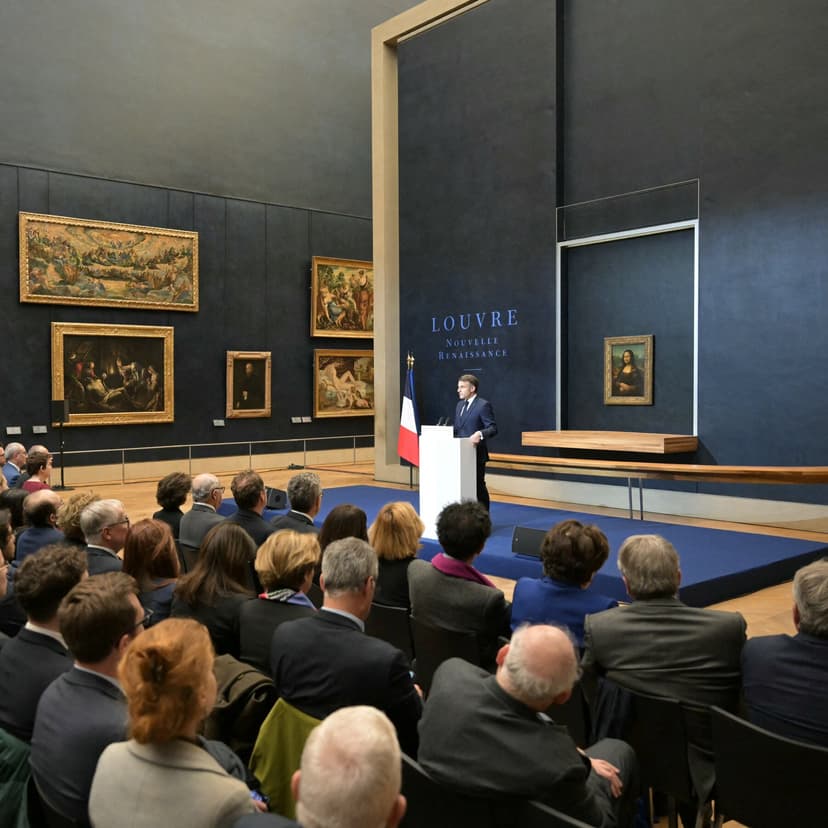 President Emmanuel Macron’s Cultural Legacy At Risk After Louvre Chief Resigns