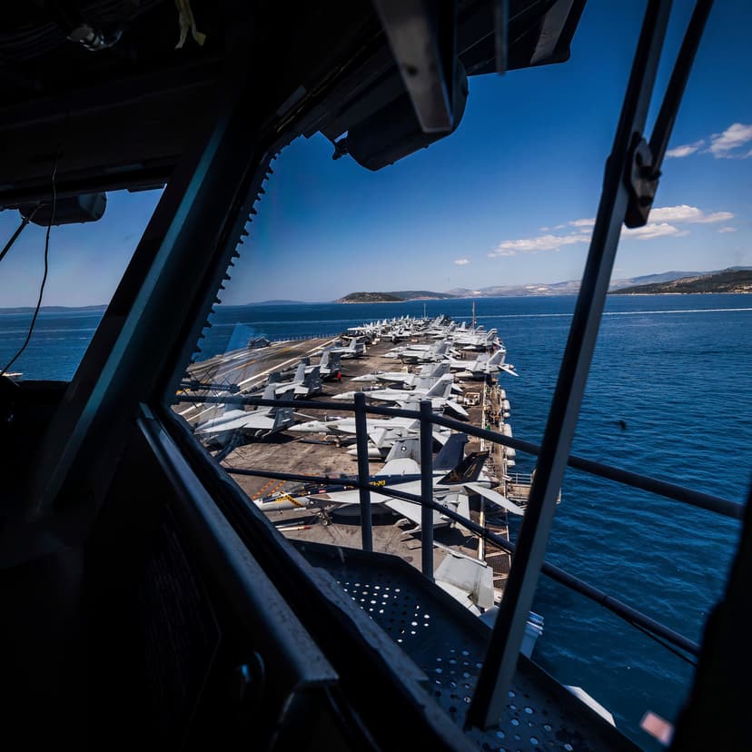 USS Ford Steams Towards Possible War, Ready for Battle