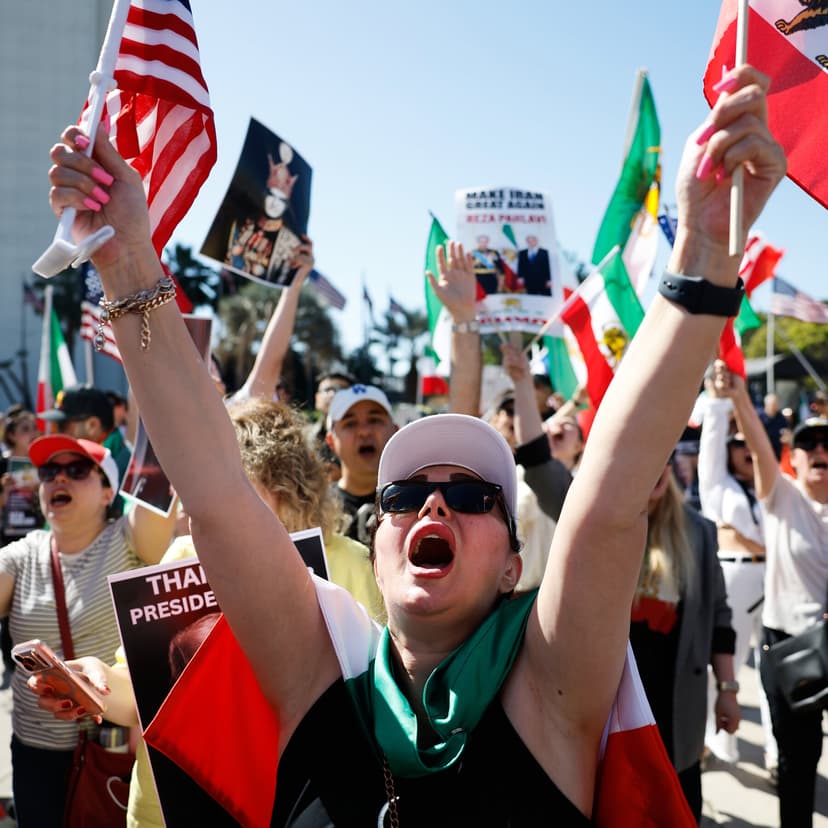 Iranian Americans in L.A. Find Hope in U.S.-Israeli Strikes on Iran