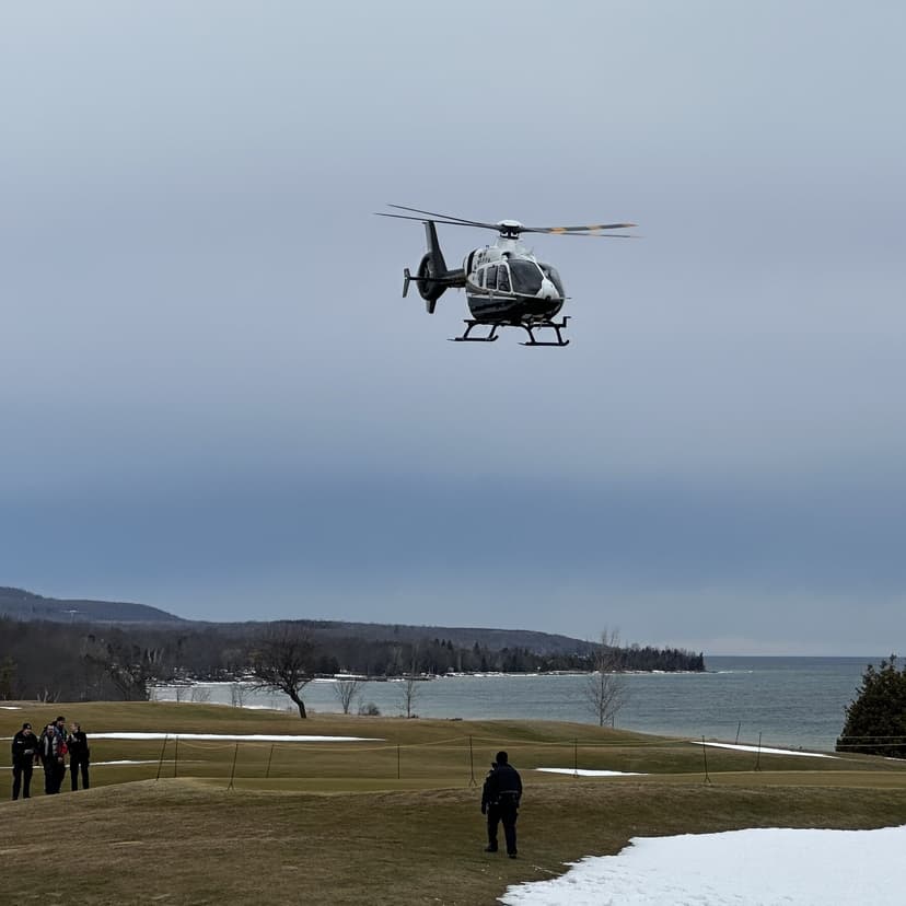 Fishermen Stranded on Moving Ice Floe in Canada