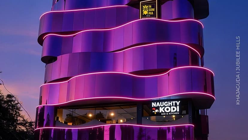 Hyderabad Gets a New Architectural Landmark as Purple Metallic Structure Opens in Khajaguda
