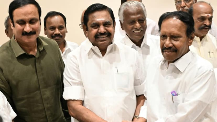 Rajya Sabha election: AIADMK’s M. Thambi Durai and PMK’s Anbumani Ramadoss file nominations