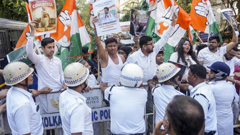 test -- AI Summit protest: Dramatic standoff between Delhi and Shimla police ends after 24 hours