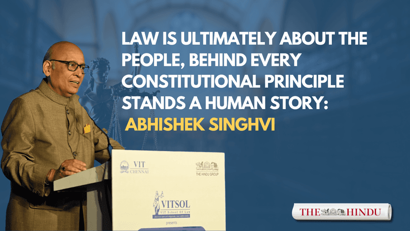 When Executive authority expands, judiciary’s role becomes critical: Abhishek Manu Singhvi