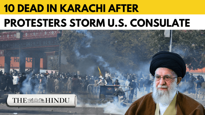 Watch: 10 killed in clashes outside U.S. Consulate in Karachi after Iran Supreme Leader Khamenei’s killing