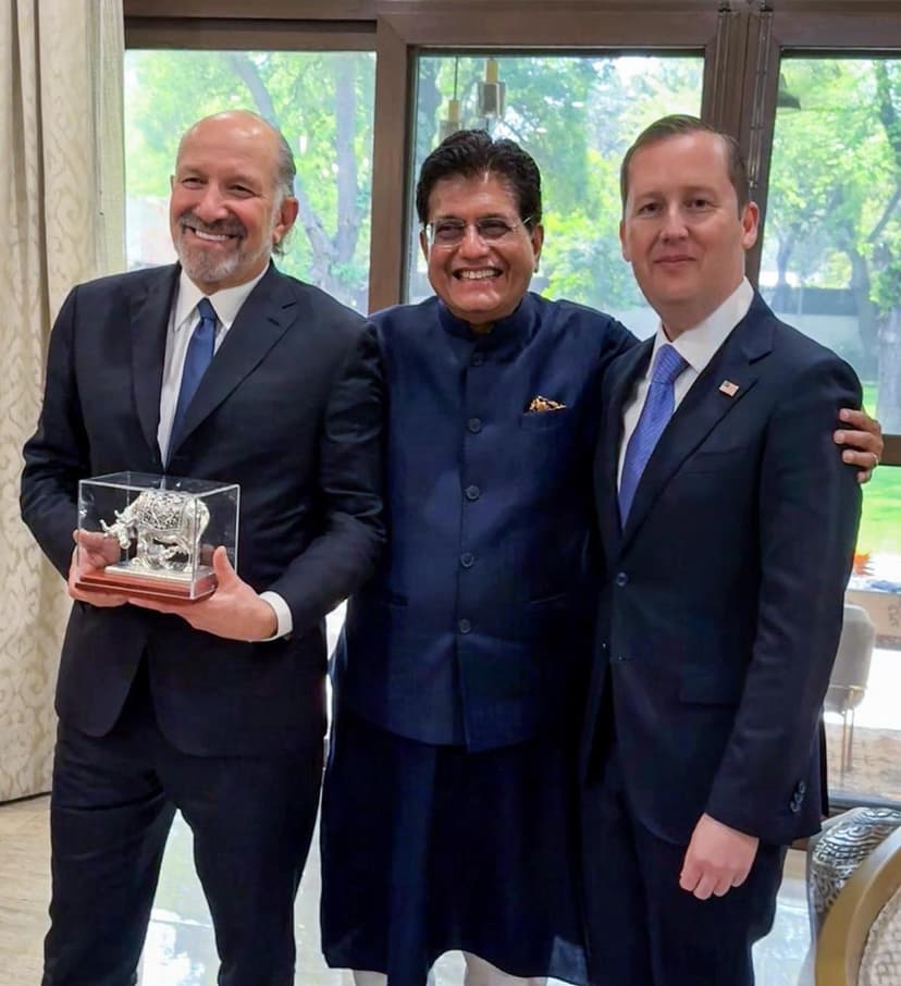 Indian Minister Goyal Meets U.S. Commerce Secretary and Ambassador
