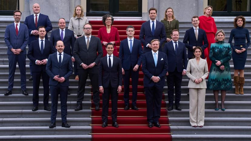 Dutch King Willem-Alexander swears in new coalition government led by Netherlands’ youngest-ever premier Rob Jetten
