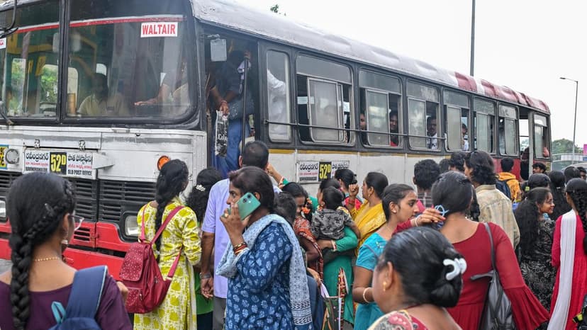 Women ridership increased to 65% under free bus scheme in Andhra Pradesh