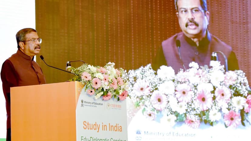 Dharmendra Pradhan Pitches for International Collaborations in Education