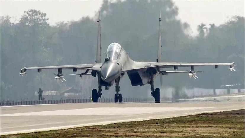 IAF Sukhoi Fighter Jet Missing in Assam