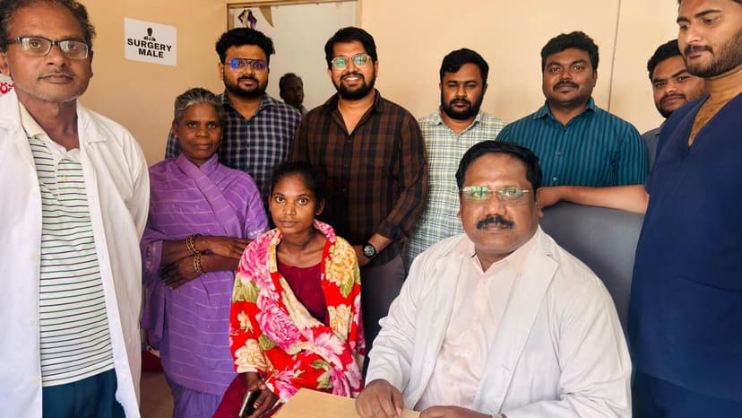 Paderu Government Hospital successfully performs rare thyroid cancer surgery