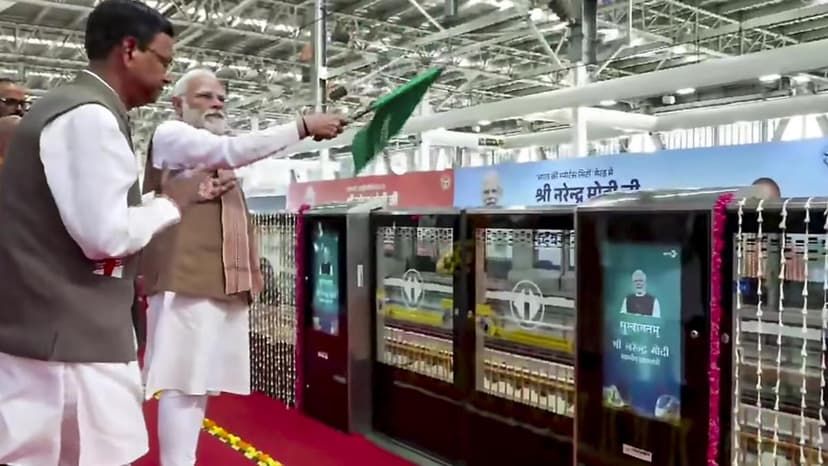 PM Modi Inaugurates Meerut Metro and Namo Bharat Train