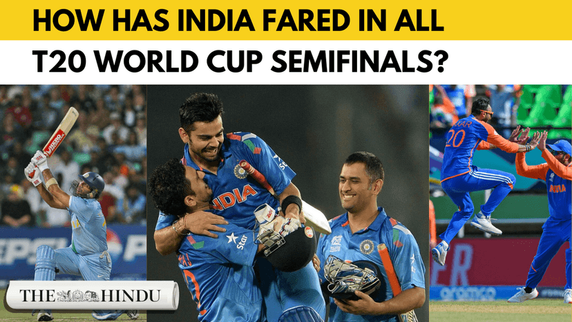 Watch: What is India’s record in all T20 World Cup semifinals?
