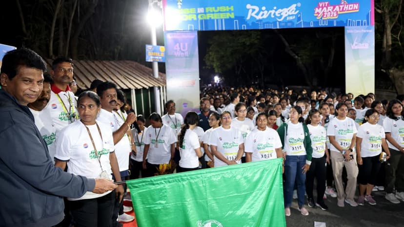 Marathon held as part of VIT’s fest ‘Riviera 2026’