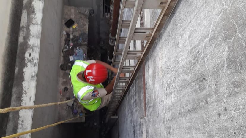 Man rescued after falling into ventilation duct in Hyderabad