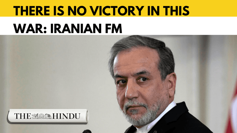 We are acting in self-defence and retaliation to American aggression: Iran FM