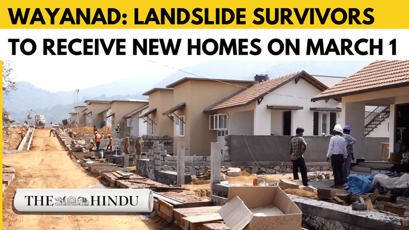Kerala CM Pinarayi Vijayan to Hand Over Homes to Wayanad Landslide Survivors
