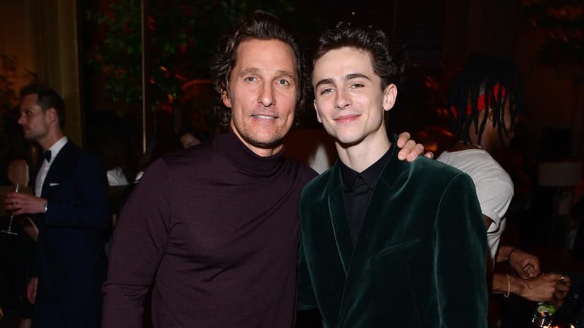 Timothée Chalamet and Matthew McConaughey Warn Against AI Invasion