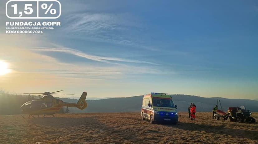 Tourist falls 20 meters, impaled by root in Beskid Niski mountains