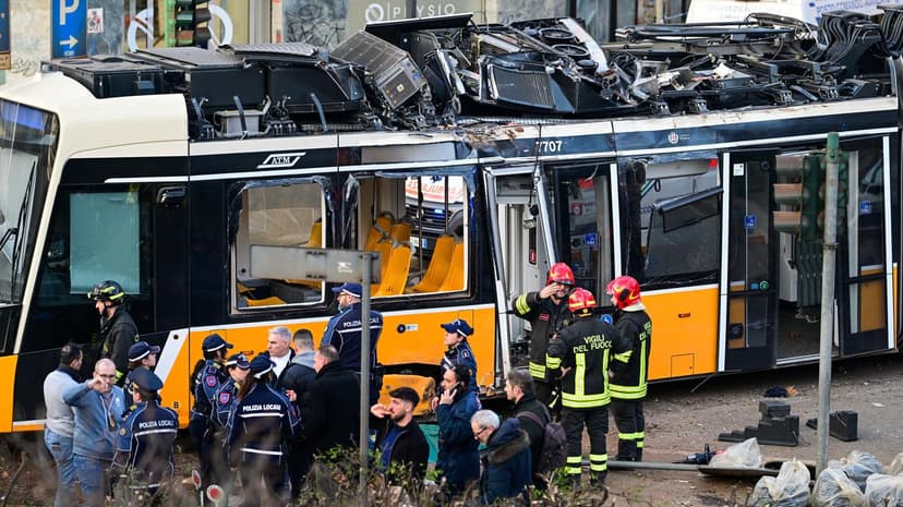 Tram Derails in Milan, Killing Two and Injuring Dozens