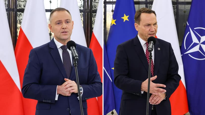 Polish Politicians' Flag Displays Spark Symbolic Debate