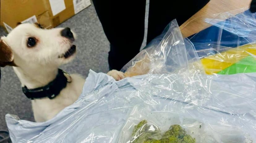 Drug-Sniffing Dog Helps Seize 5.5 kg of Marijuana in Poland