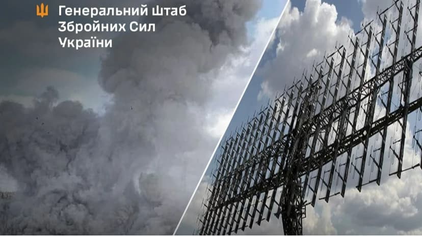 Ukrainian forces hit Russian air defence sites and military infrastructure