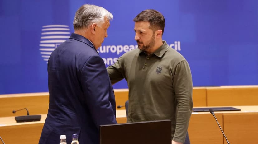 Zelenskyy says Ukrainian military should contact "one person" in EU blocking €90bn loan for Ukraine