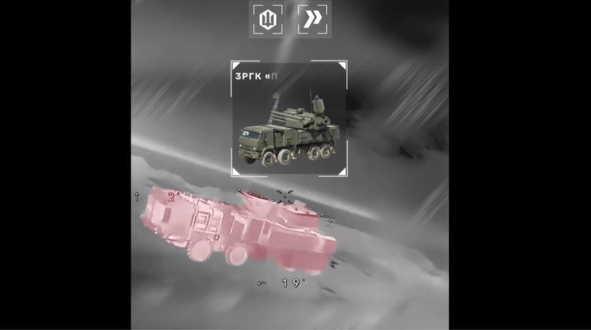 Ukrainian drones hit Russian Pantsir-S1 system at Azovstal steelworks – video