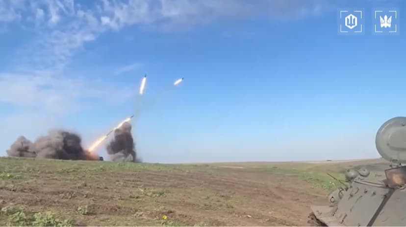 Commander of Ukraine's Unmanned Systems Forces releases footage showing strikes on Russian air defence and heavy artillery