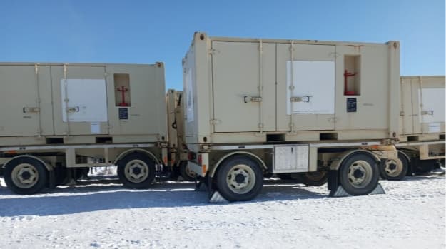 Ten generators have arrived in Kiev from Italy to help with the energy emergency.