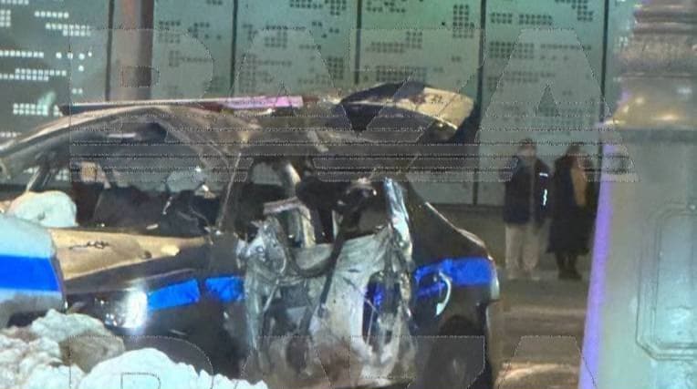 Traffic police vehicle blown up in Moscow: one officer killed, another injured