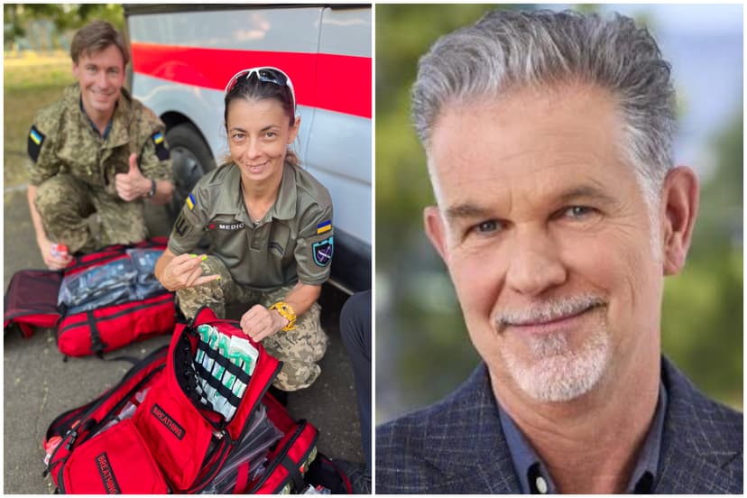 Former Netflix CEO Reed Hastings Donates $5 Million to Ukraine Charity