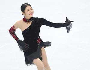 Figure Skater Lee Hae-in Savors First Olympics Experience