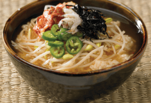 Kongnamul-gukbap, bean sprout soup with rice