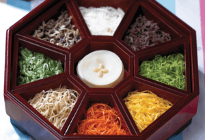Gujeolpan, royal Korean nine-delicacy platter