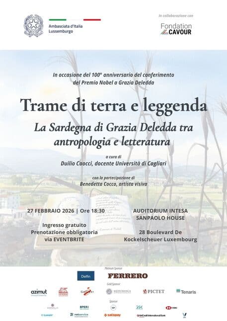 Grazia Deledda's Sardinia is the topic of discussion in Luxembourg