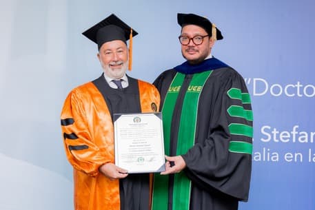 Italian Ambassador Stefano Queirolo Palmas Awarded Honorary Doctorate