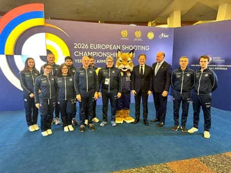 Ambassador Ferranti inaugurates European shooting championship in Yerevan