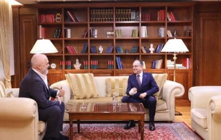 Albanian Prime Minister Rama Meets President Begaj Amid Government Changes